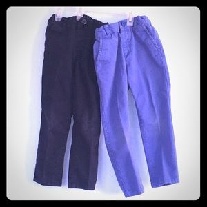 CLOSET CLOSING! 2 pair boys pants, 4T, adj. waist